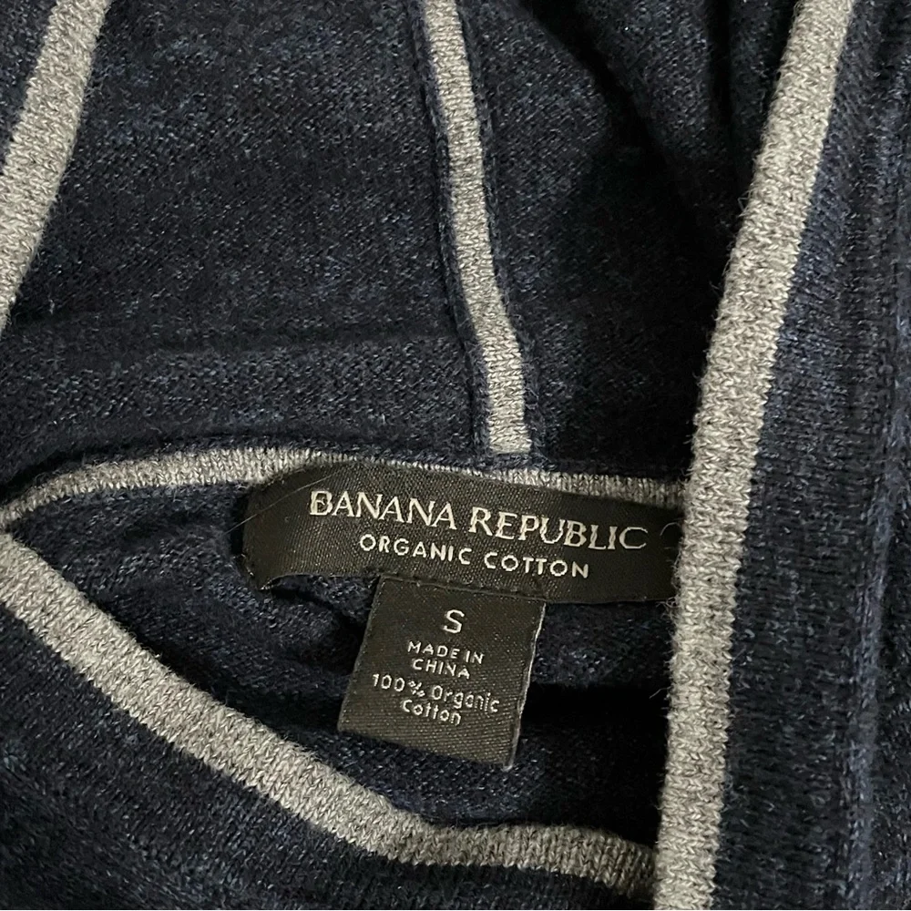 Banana Republic Organic Cotton Hooded‎ Sweater Blue